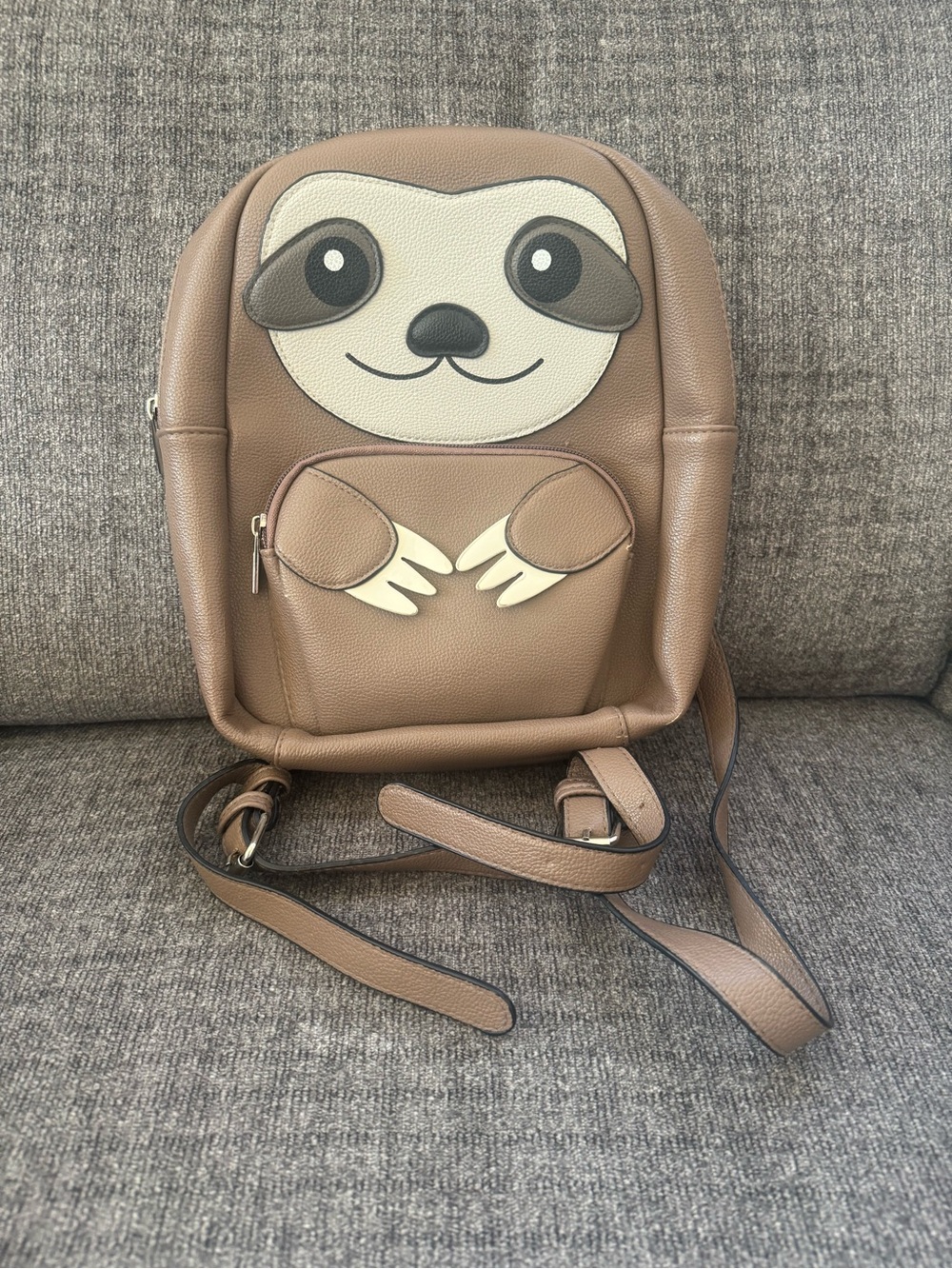 Brown Sloth Backpack/bag